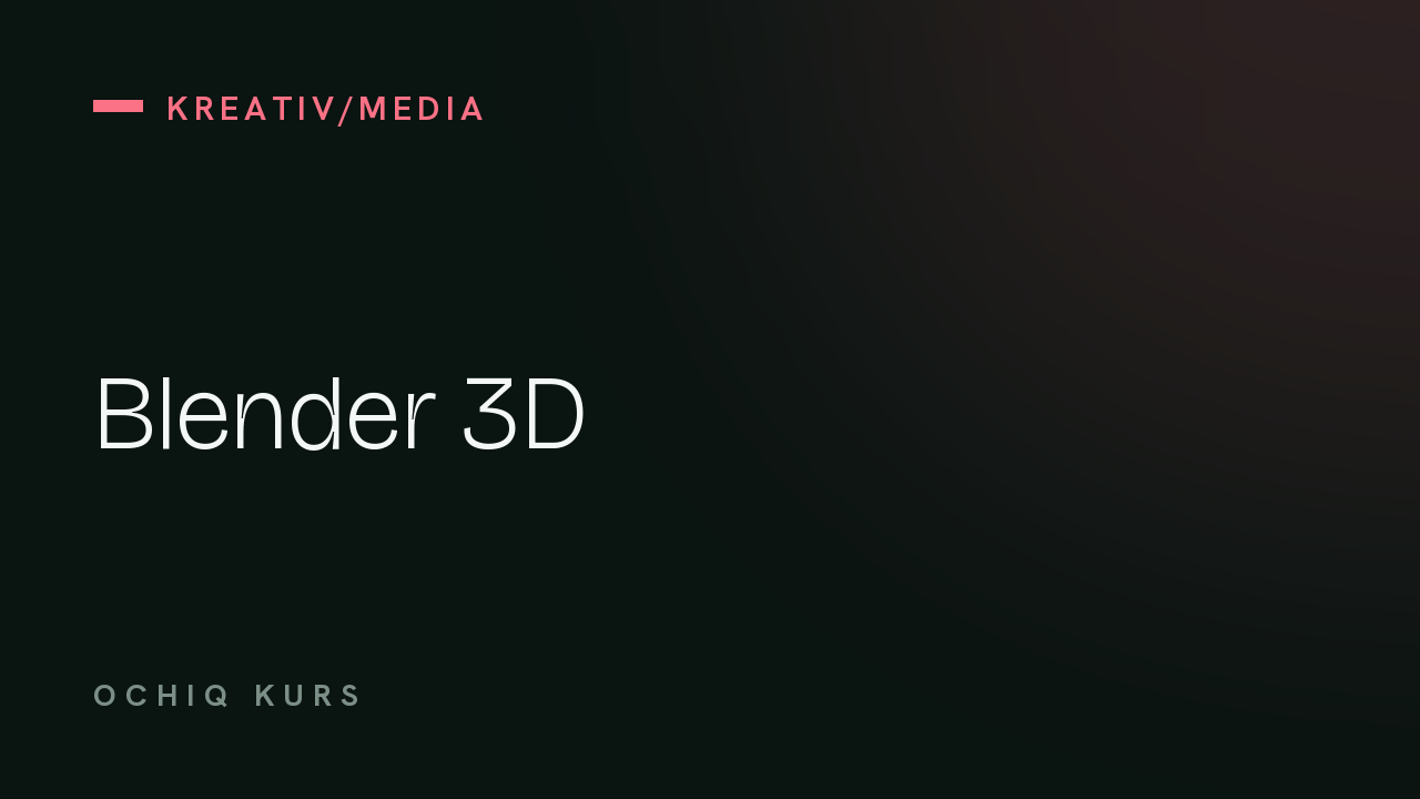Blender 3D