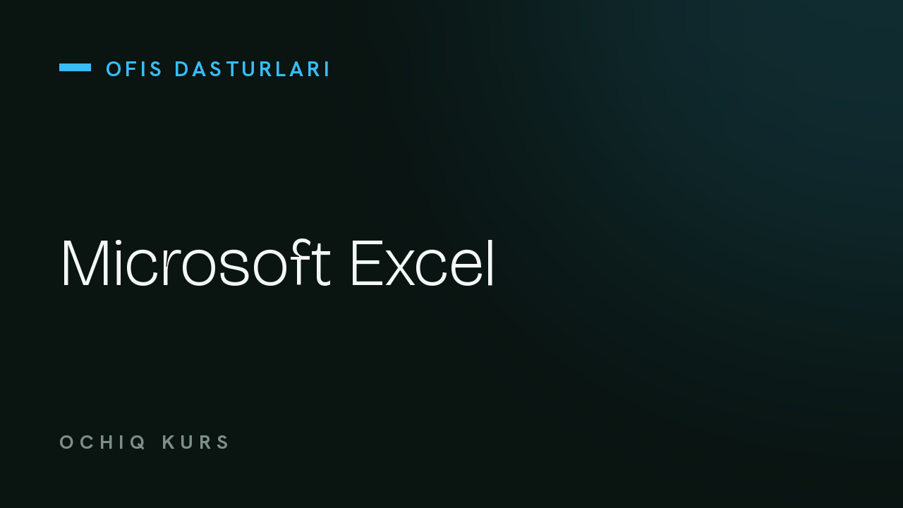 Microsoft Excel