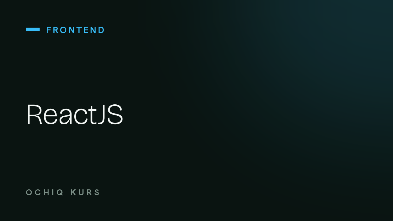 ReactJS
